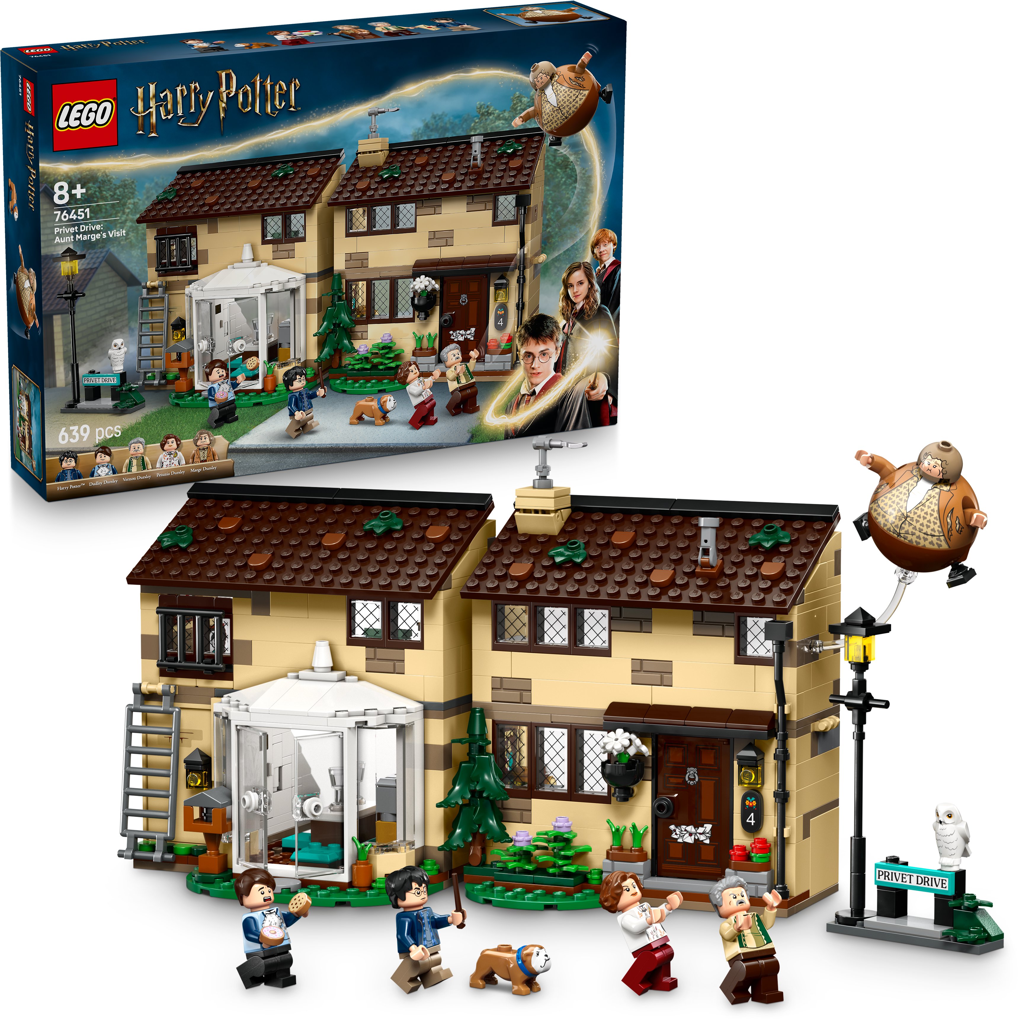 LEGO Harry Potter 76451 Zobí ulice: Návštěva tety Marge stavebnice