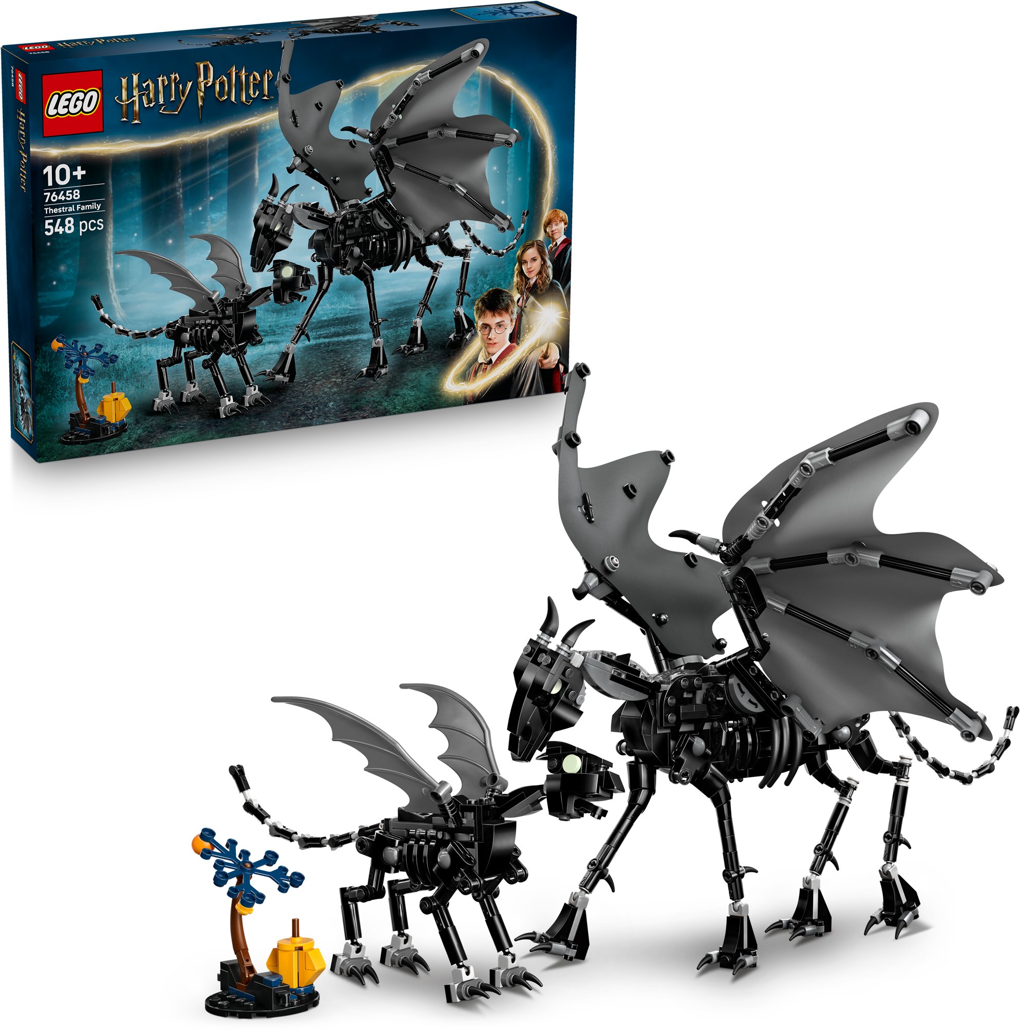 LEGO Harry Potter Rodina testrálů - stavebnice s figurkami a testrály.