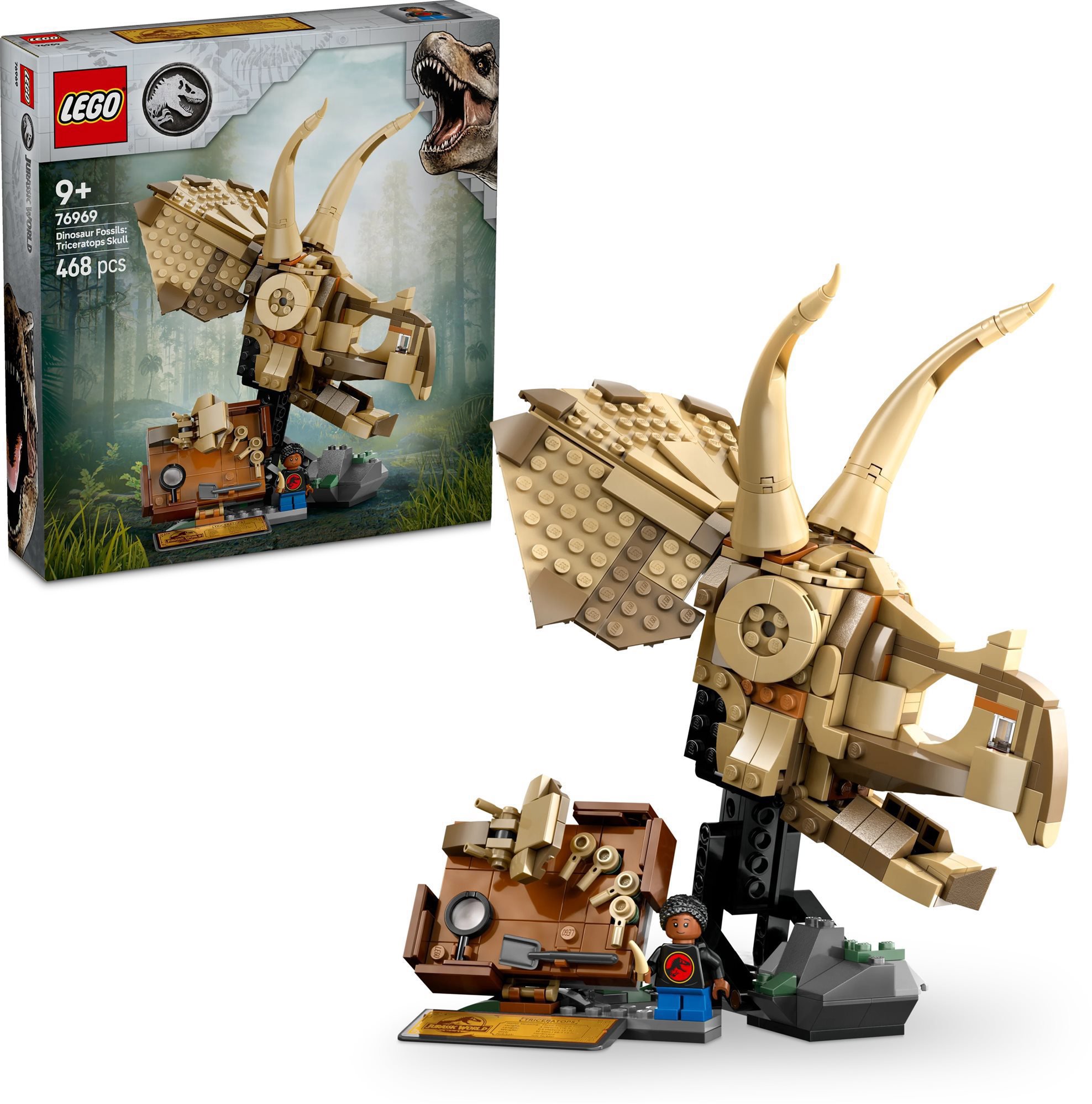 LEGO® stavebnice Dinosauří fosilie: Lebka triceratopse