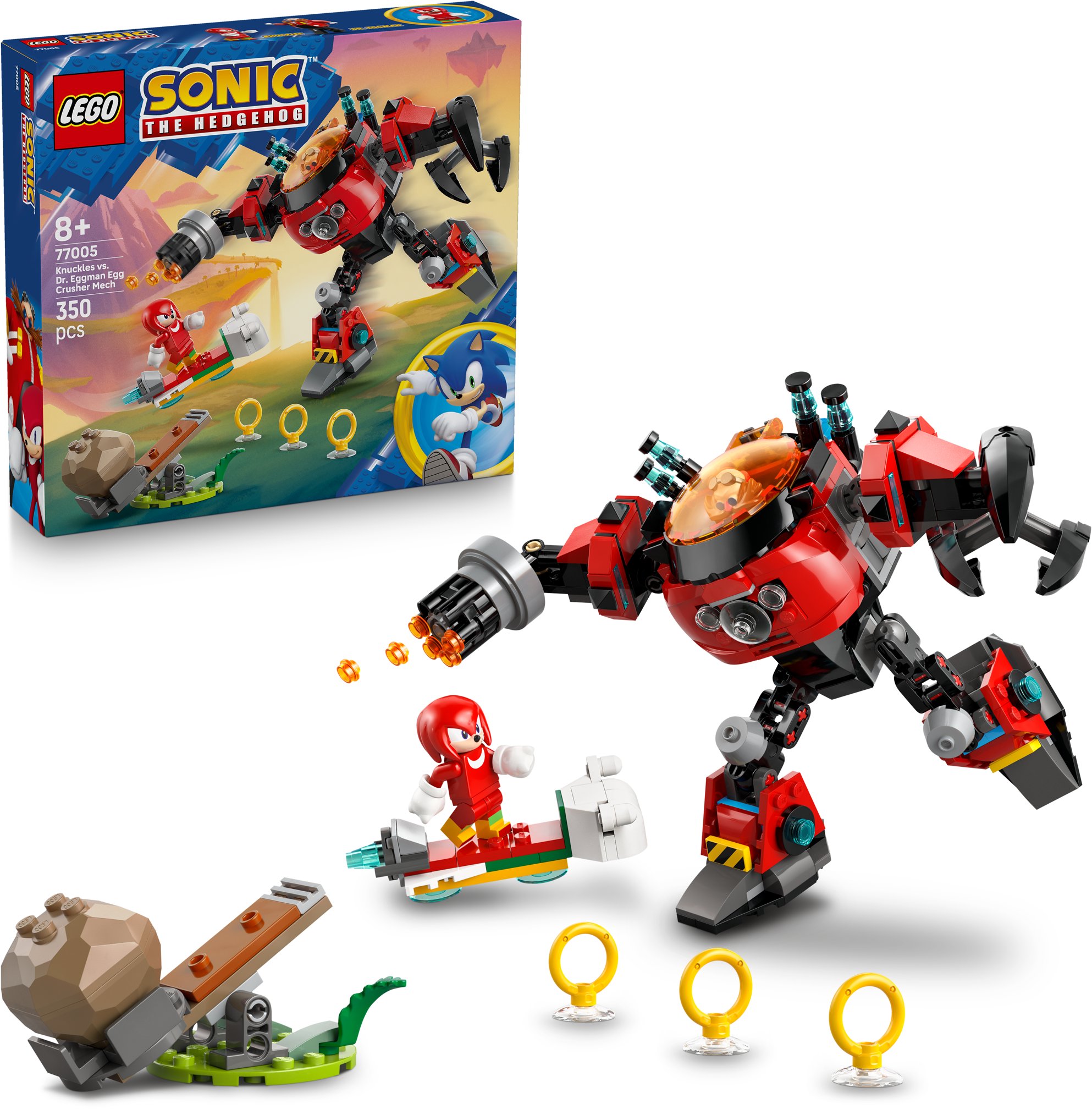 LEGO Sonic the Hedgehog 77005 Knuckles vs. Dr. Eggman robotický oblek