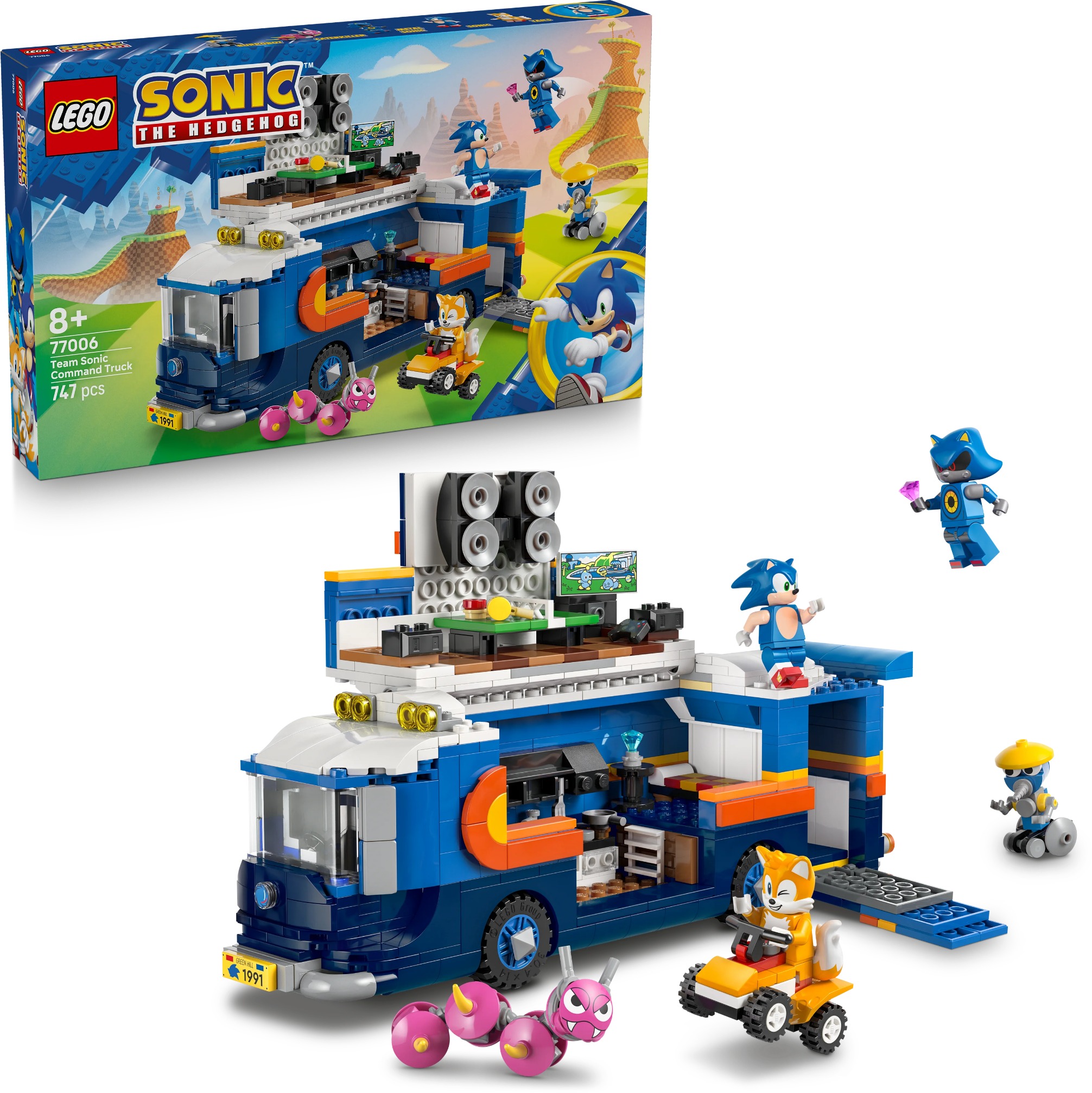 LEGO® Sonic the Hedgehog™ 77006 Velitelské vozidlo týmu Sonic