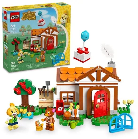 Stavebnice LEGO Animal Crossing 77049 - návštěva u Isabelle