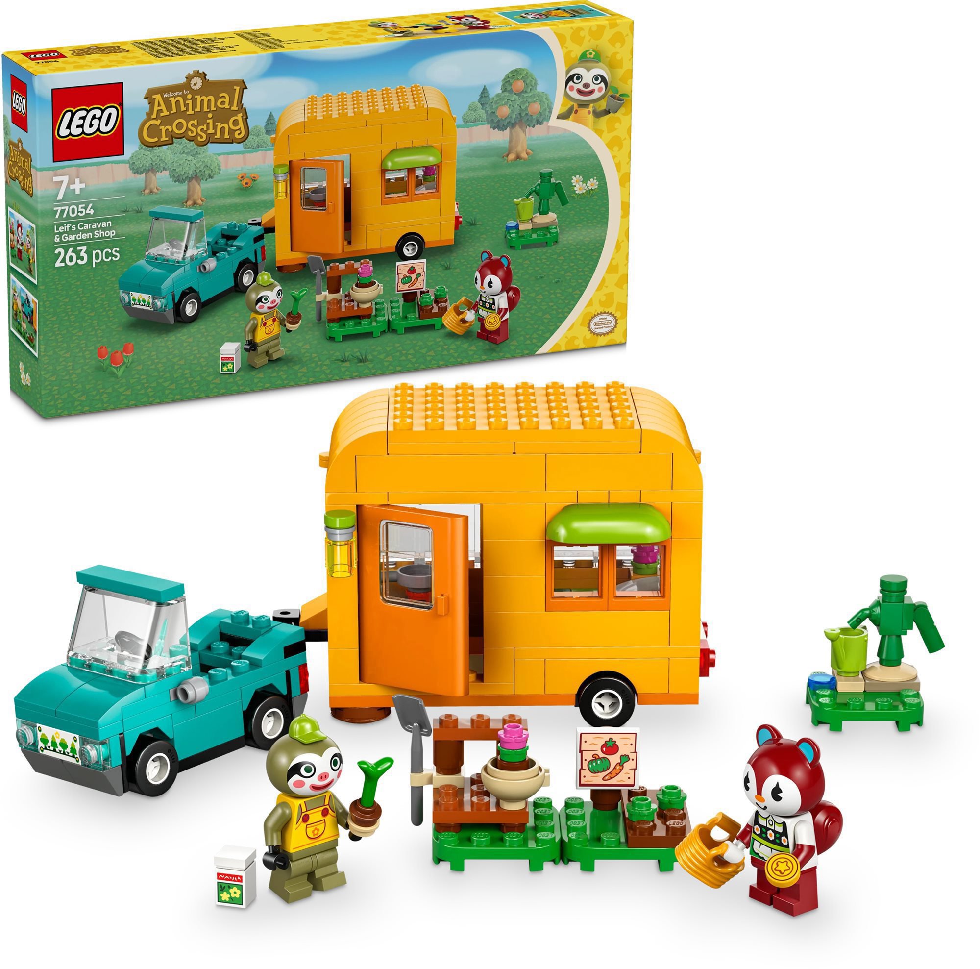 LEGO&reg; Animal Crossing&trade; 77054 Leif, karavan a zahradnictví