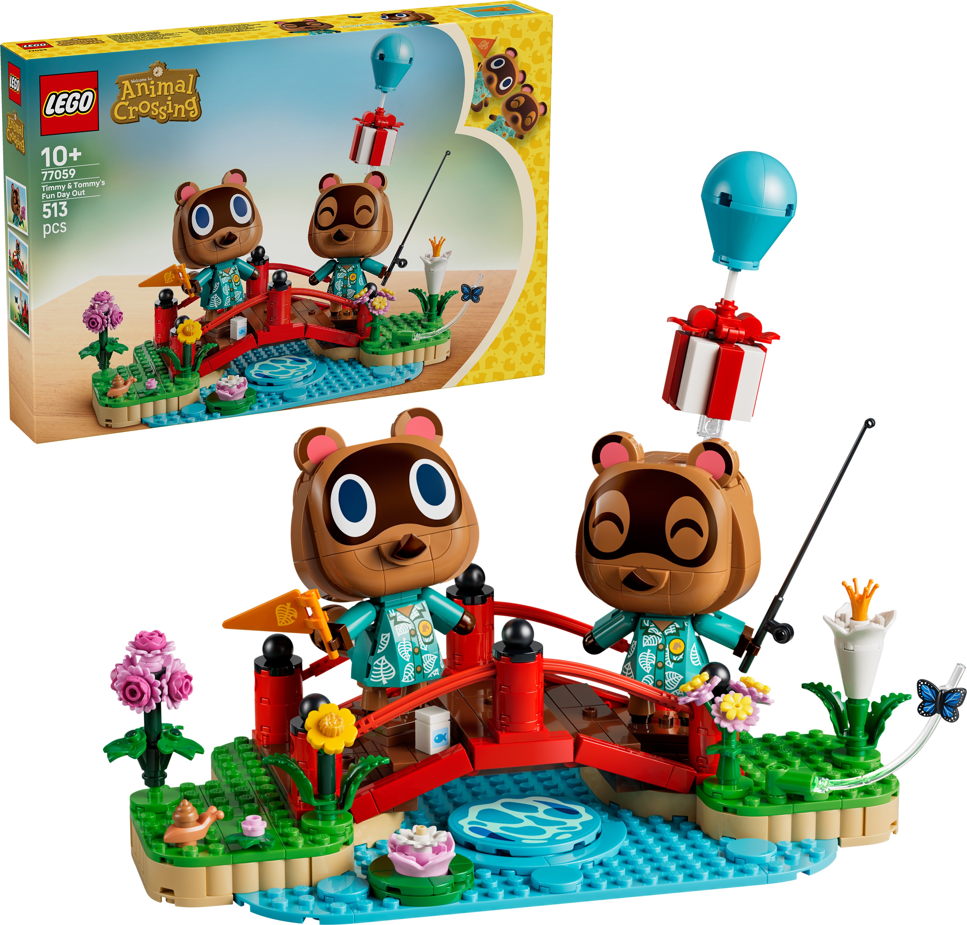 LEGO® Animal Crossing™ 77059 Timmy a Tommy a zábavný den venku