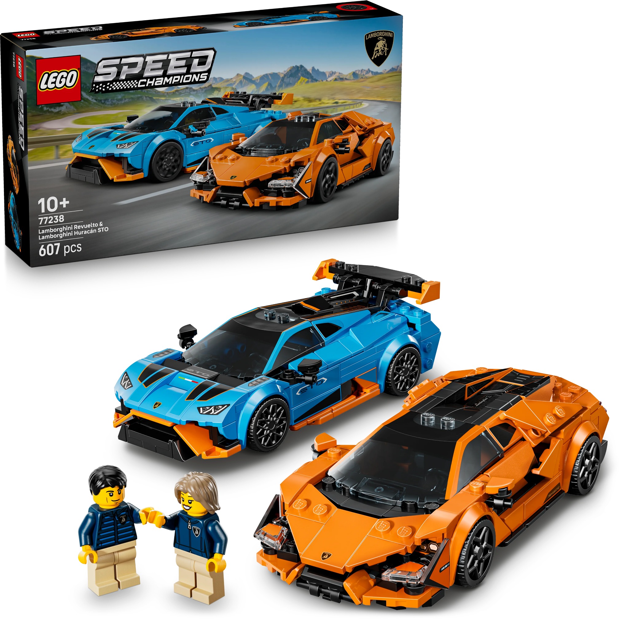 LEGO Speed Champions 77238 Lamborghini Revuelto a Huracán STO stavebnice