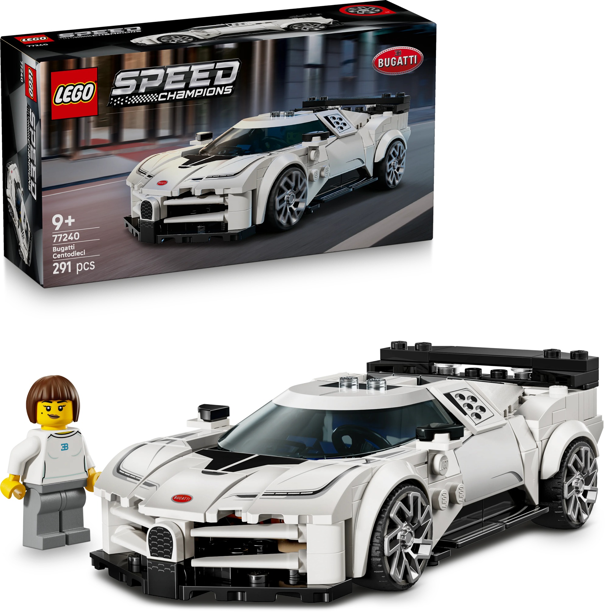 LEGO Speed Champions 77240 Hyper sportovní auto Bugatti Centodieci