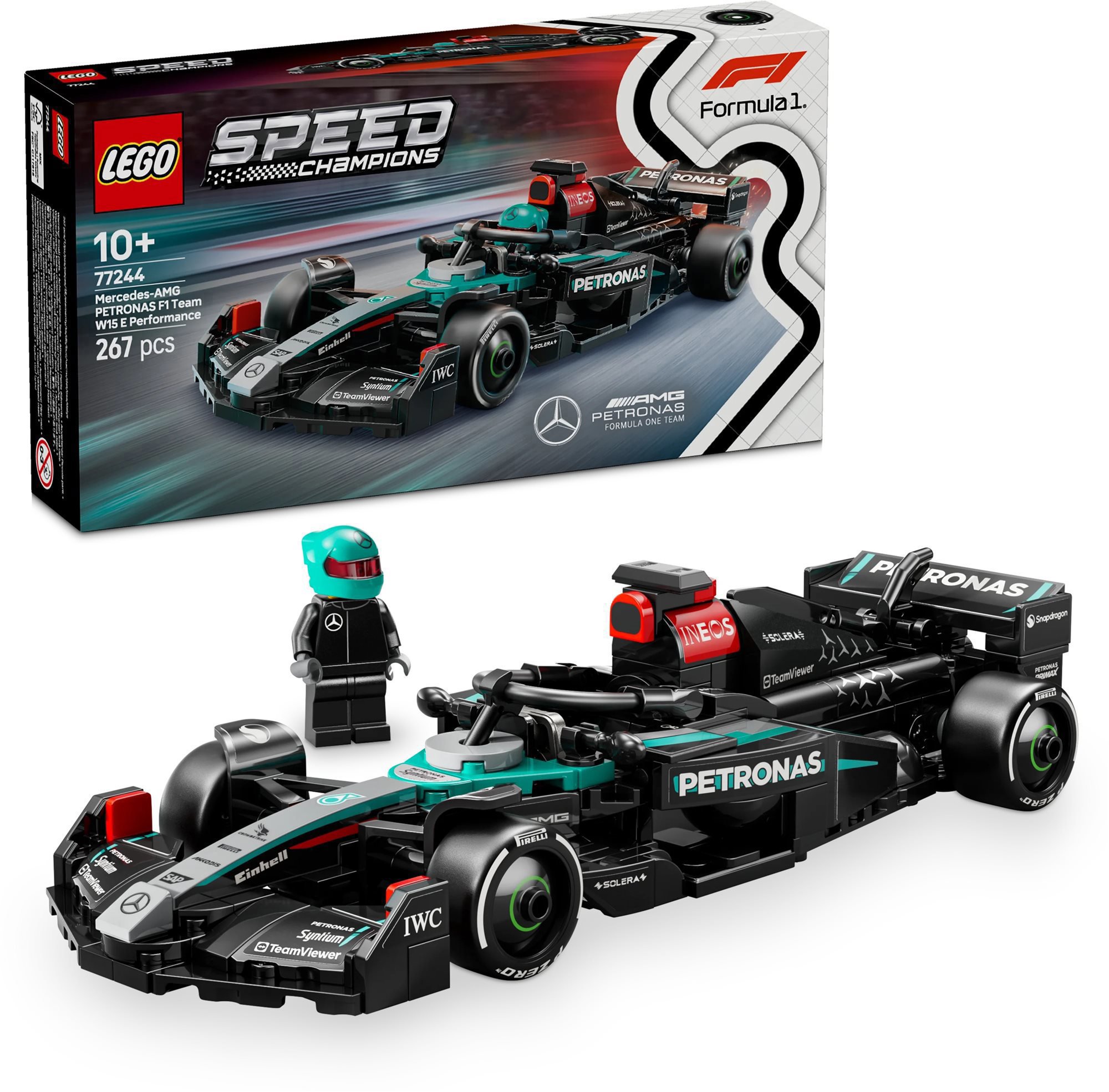 LEGO Speed Champions 77244 Závodní auto Mercedes-AMG F1 W15