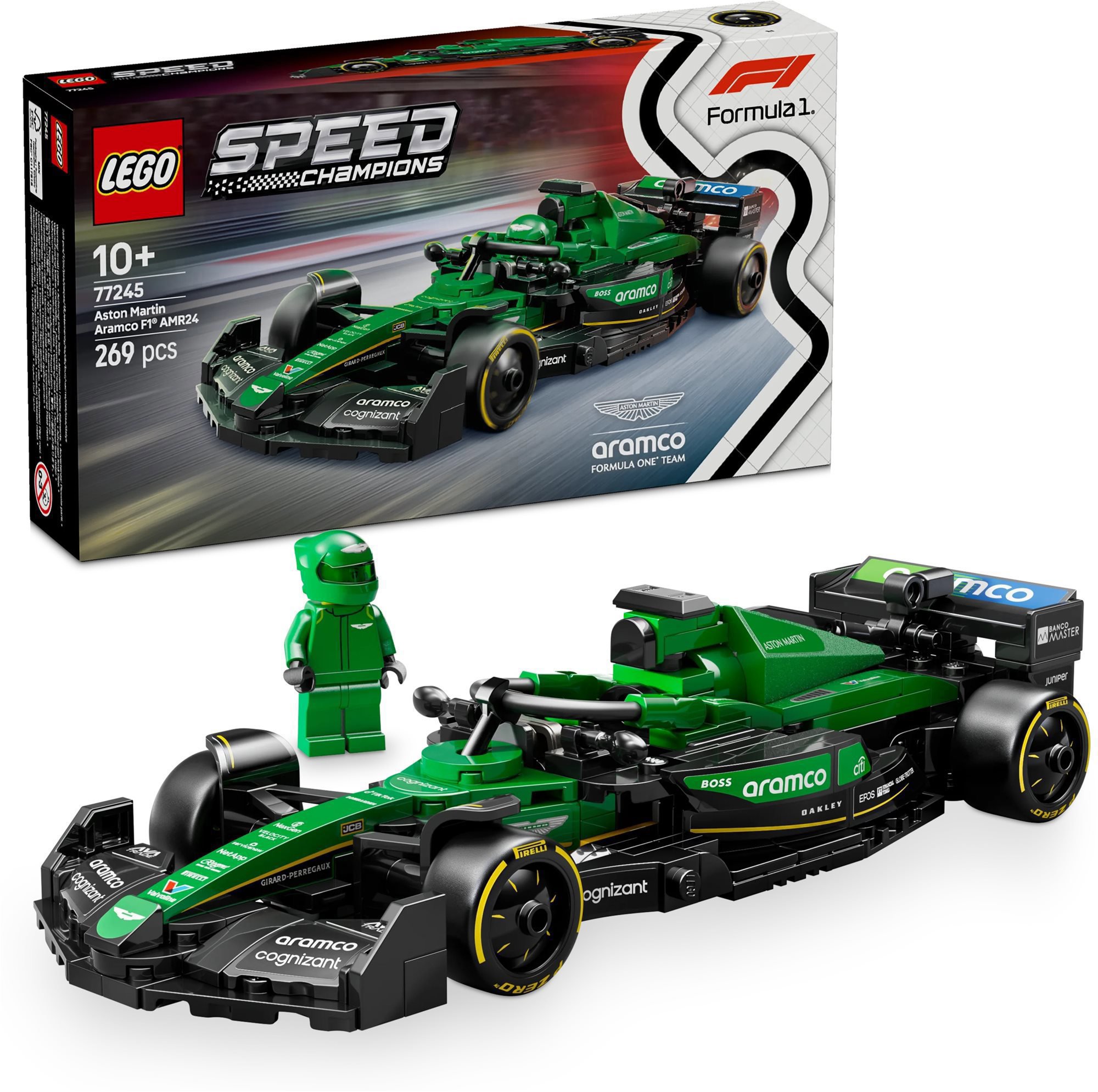 LEGO Speed Champions 77245 Závodní auto Aston Martin Aramco F1® AMR24