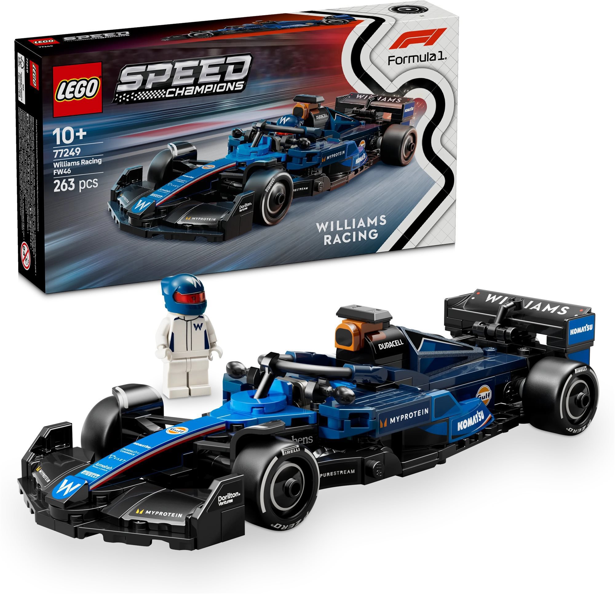 LEGO Speed Champions 77249 - Závodní Auto Williams Racing FW46 F1