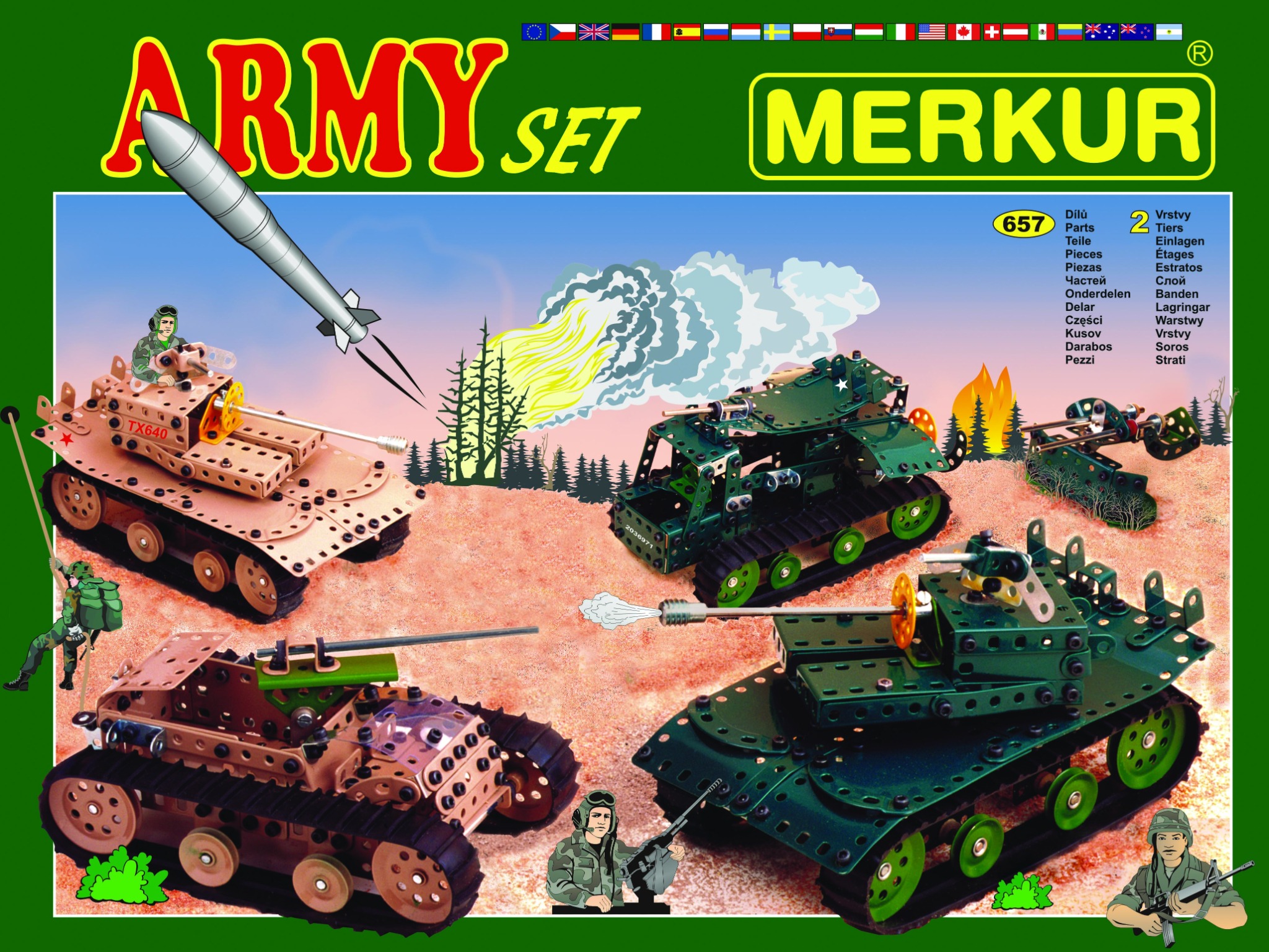 Merkur Army set