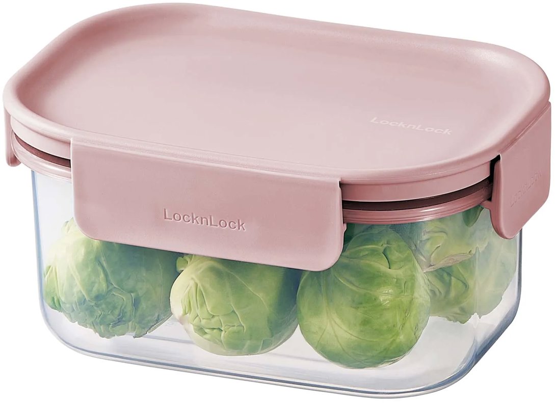LocknLock Classic Plus Dóza na potraviny 0,385 l růžová