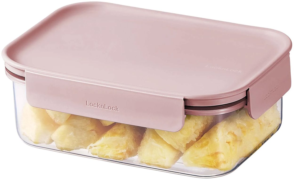 LocknLock Classic Plus Dóza na potraviny 0,42 l růžová