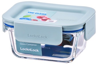 LocknLock "CLEAR" obdélníková dóza 0,16 l mint
