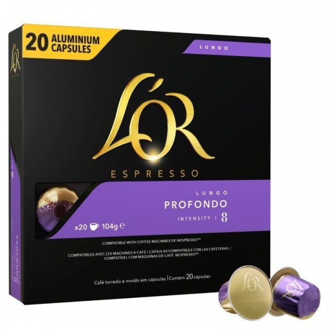 L'OR Profondo 20ks hliníkových kapslí