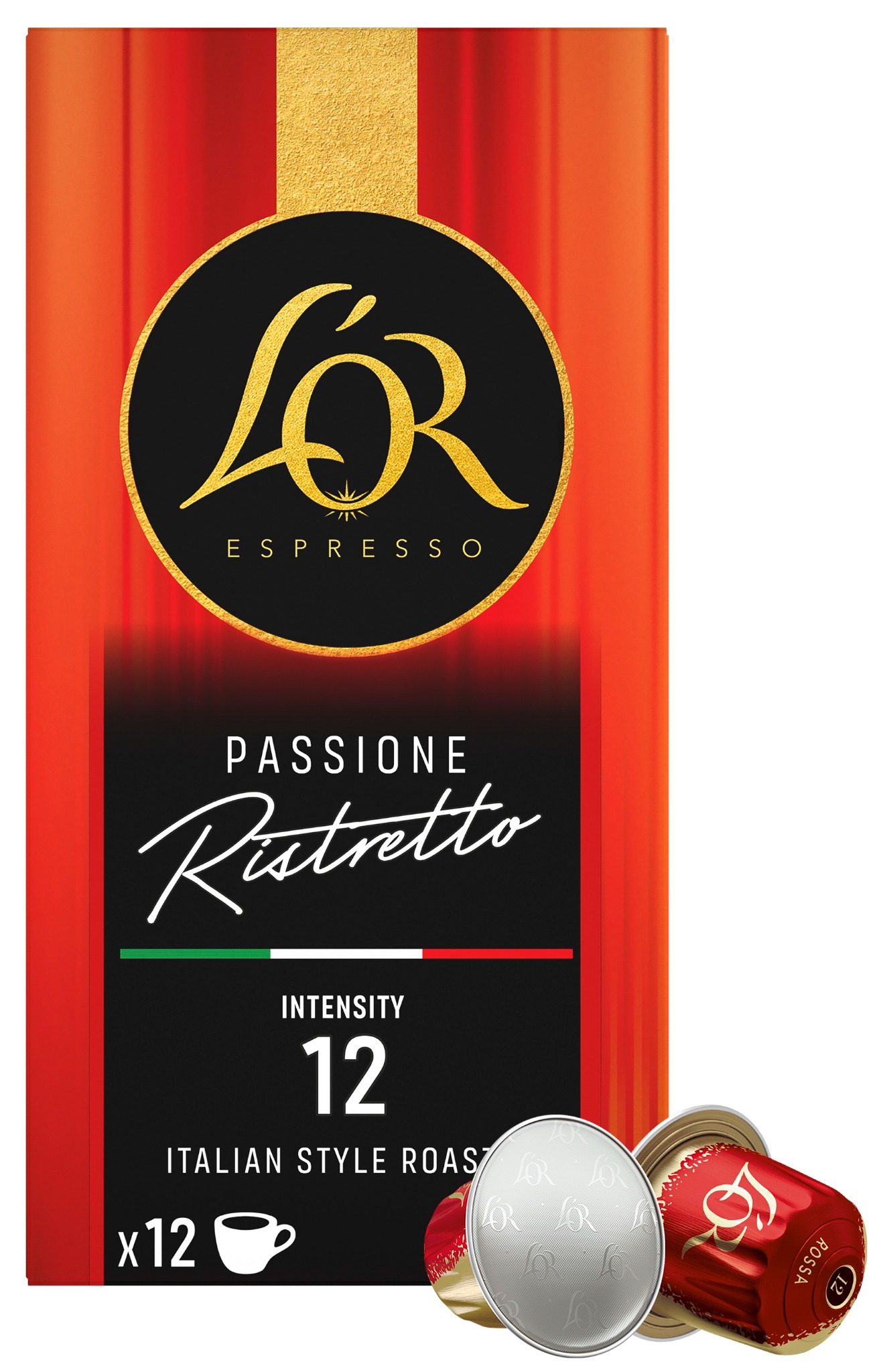 L'OR Passione Ristretto 12 kapsle 10 ks