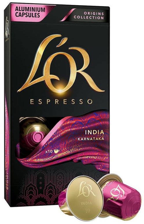 L'OR India 10ks hliníkových kapslí