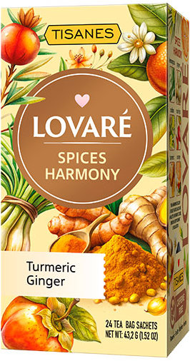 Lovaré Spices Harmony bylinný čaj 43,2 g, 24 sáčků