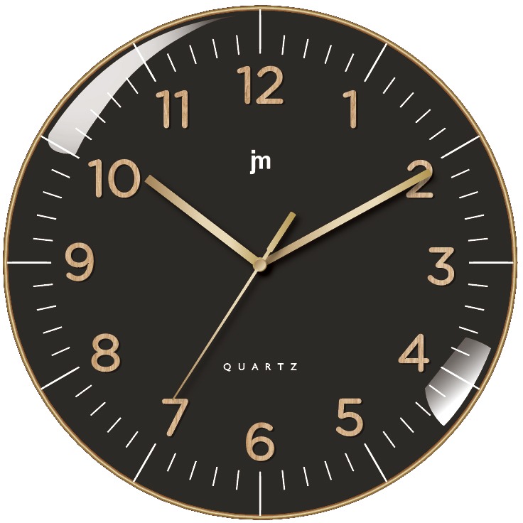 LOWELL Designové nástěnné hodiny 00972N 30 cm
