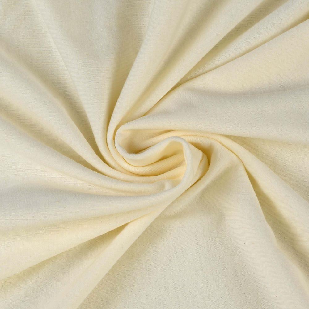 Kvalitex Jersey dětské prostěradlo smetanové 60 × 120 cm