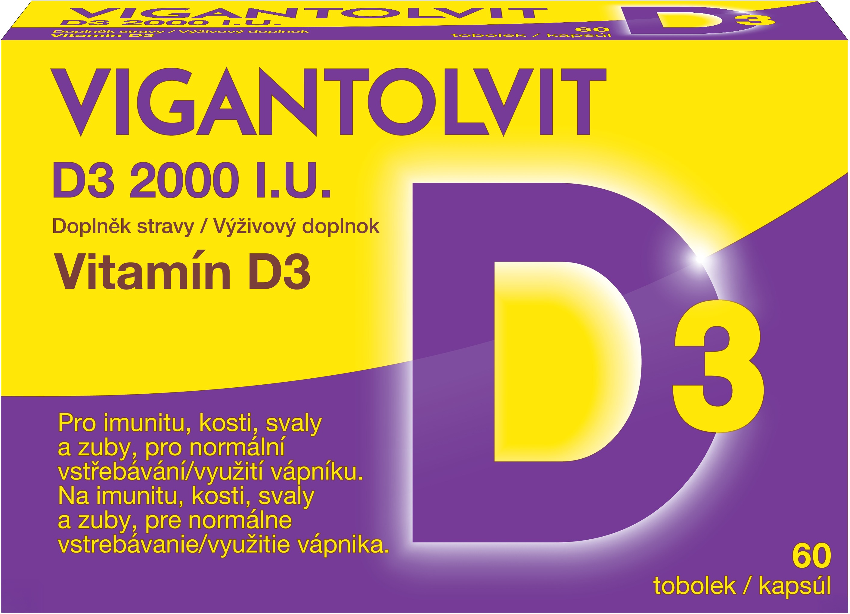 VIGANTOLVIT D3 2000 I.U. 60 tobolek