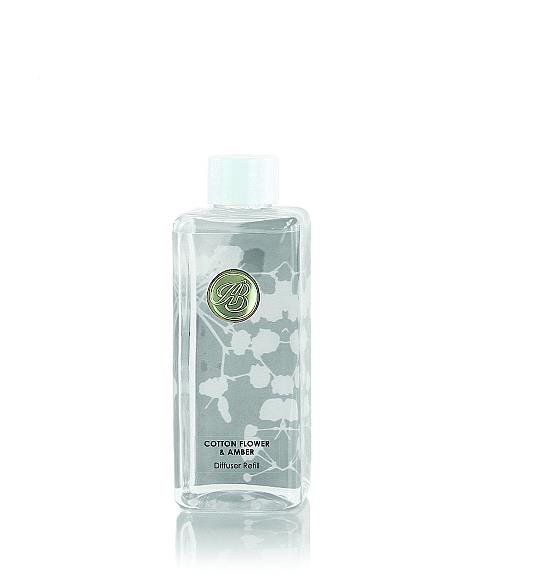 Ashleigh & Burwood Náhradní náplň do difuzéru COTTON FLOWER & AMBER IN BLOOM GREY, 150 ml