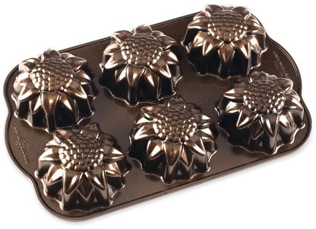 Nordic Ware 6 ks slunečnice hnědá