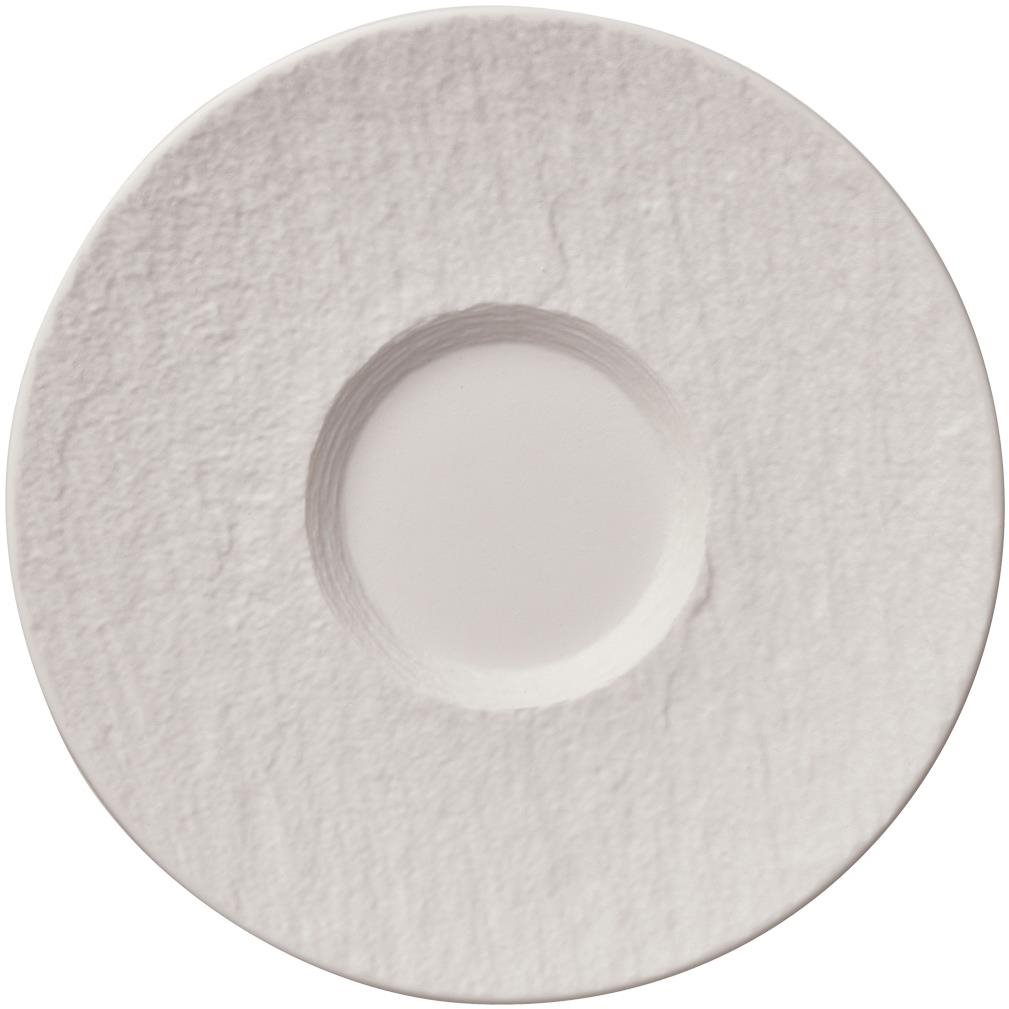 VILLEROY & BOCH MANUFACTURE ROCK BLANC Podšálek k šálku na bílou kávu XL