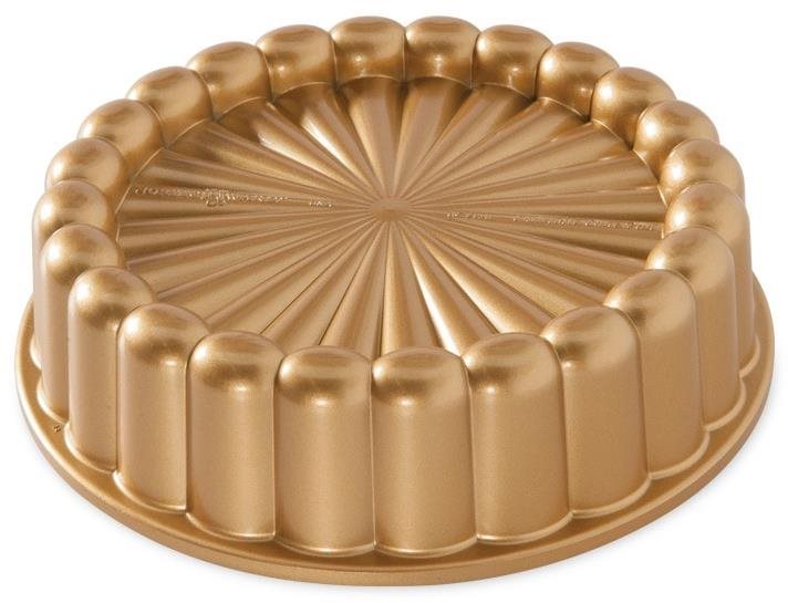 NORDIC WARE Dortová forma CHARLOTTE zlatá