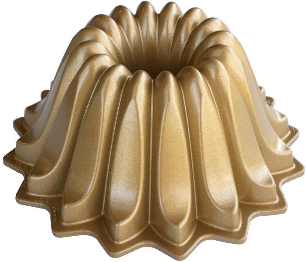 NORDIC WARE Forma na bábovku LOTUS zlatá