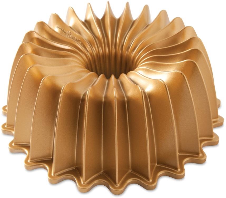 NORDIC WARE Forma na bábovku BRILLIANCE zlatá