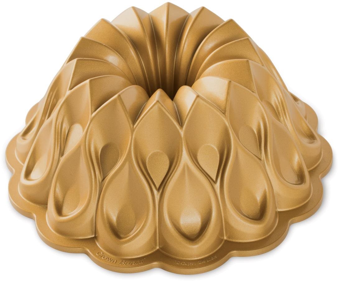 NORDIC WARE Forma na bábovku CROWN zlatá