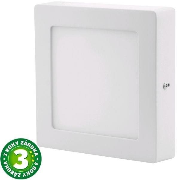 Avide přisazený LED panel 12W denní čtvercový