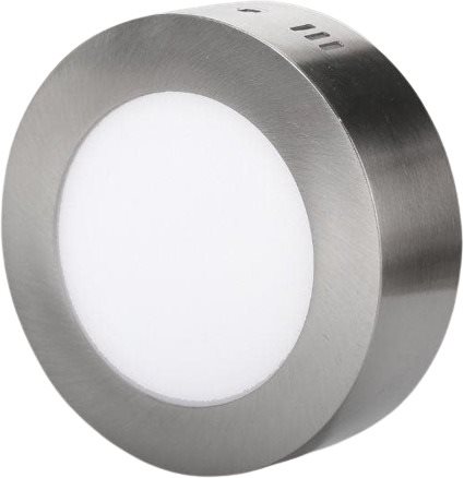 Avide přisazený LED panel 12W denní kruhový matný chrom