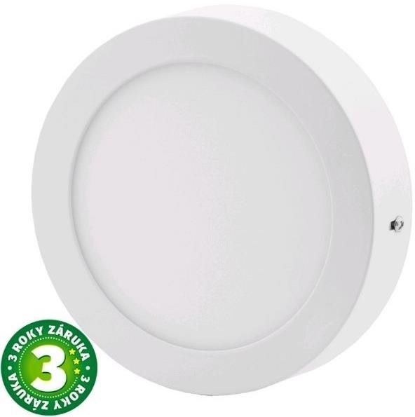 Avide přisazený LED panel 18W teplá kruhový