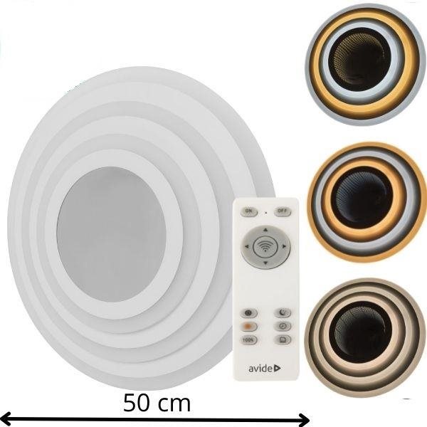 Avide LED stropní Avide Noah 3D 50cm 76W