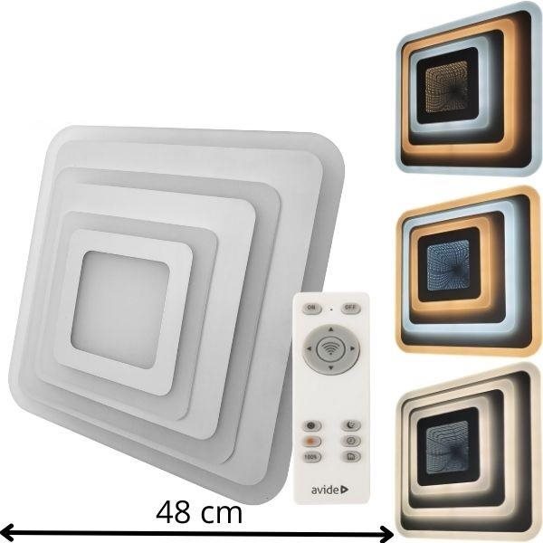 Avide LED stropní Avide Nansy 3D 50cm 81W