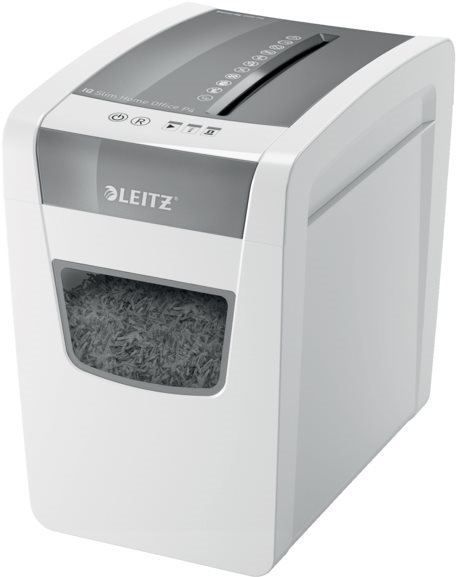Skartovač LEITZ IQ Slim Home Office P4 v moderním designu.