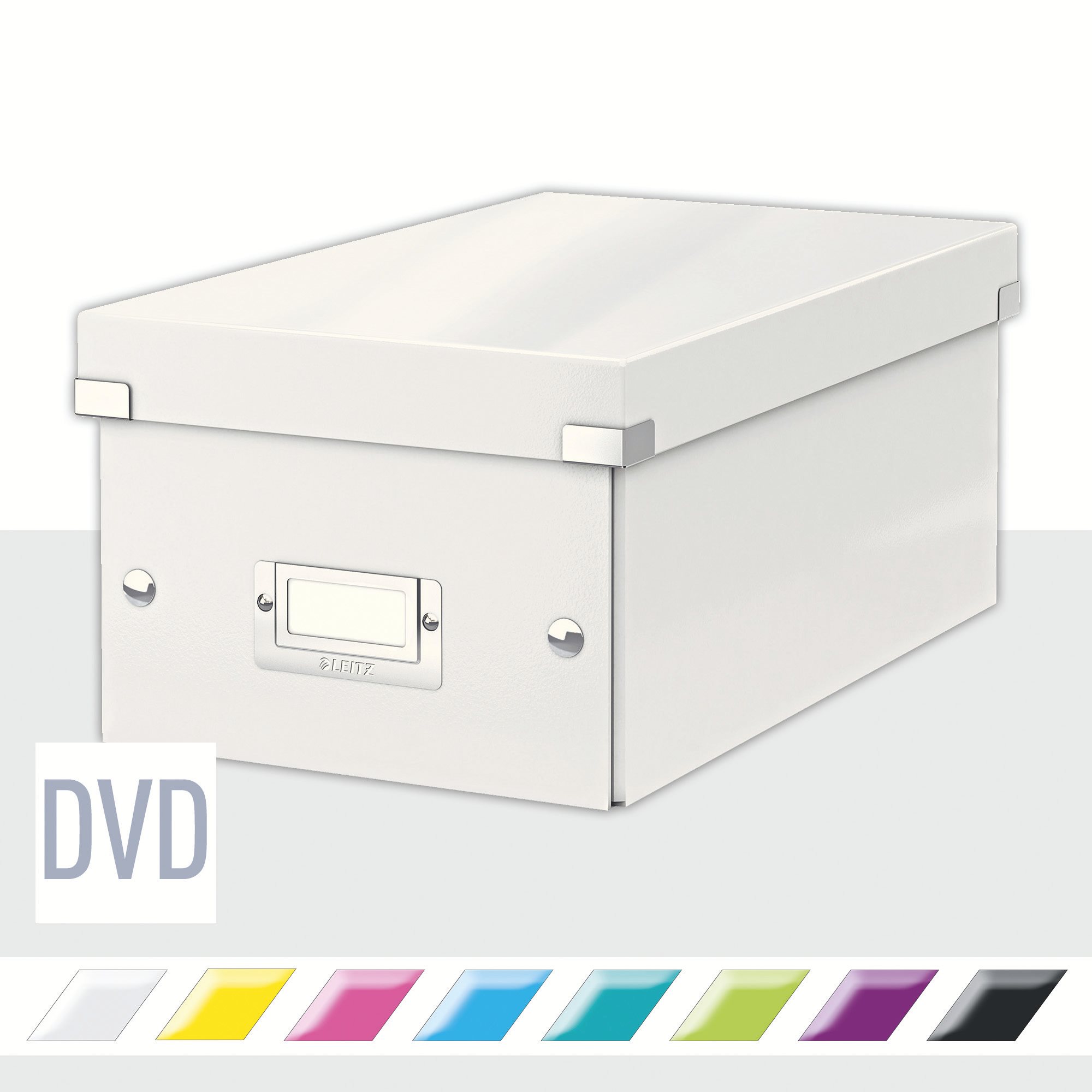 LEITZ WOW Click & Store DVD 20.6 x 14.7 x 35.2 cm, bílá