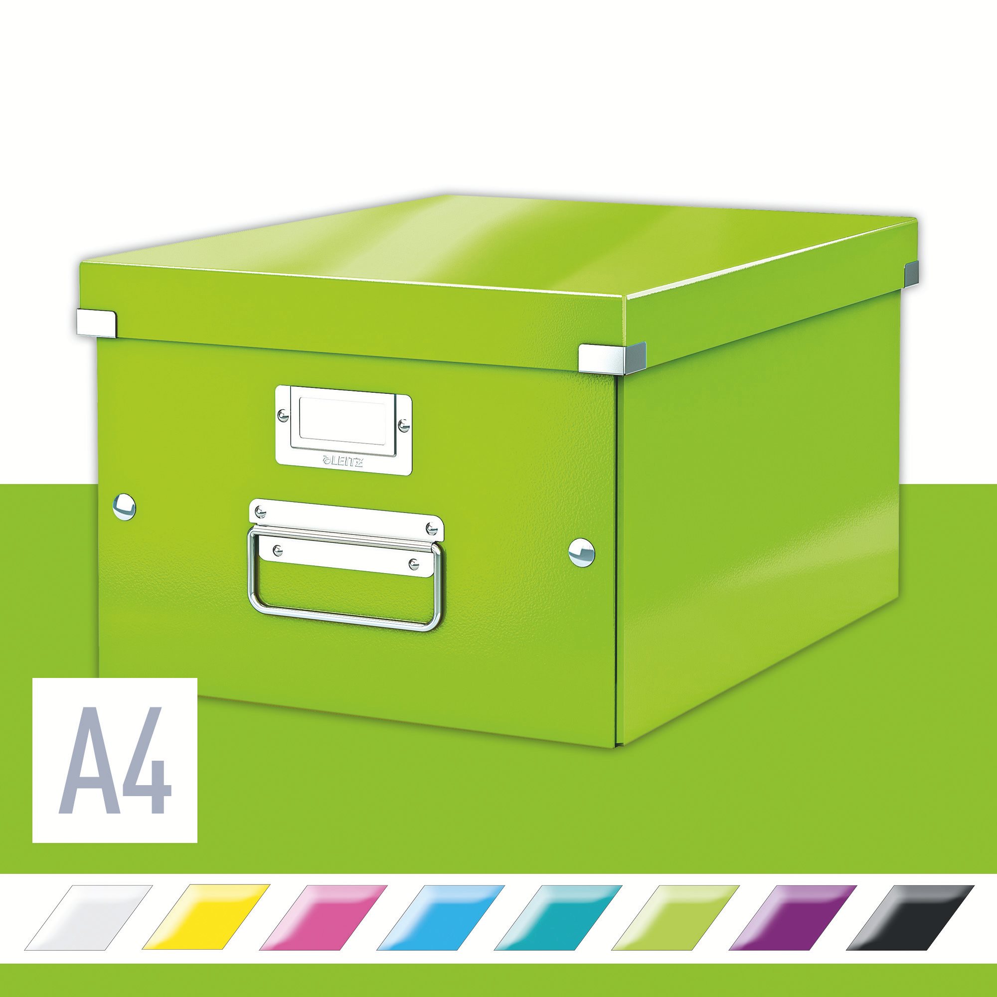 LEITZ WOW Click & Store A4 28.1 x 10 x 37 cm, zelená