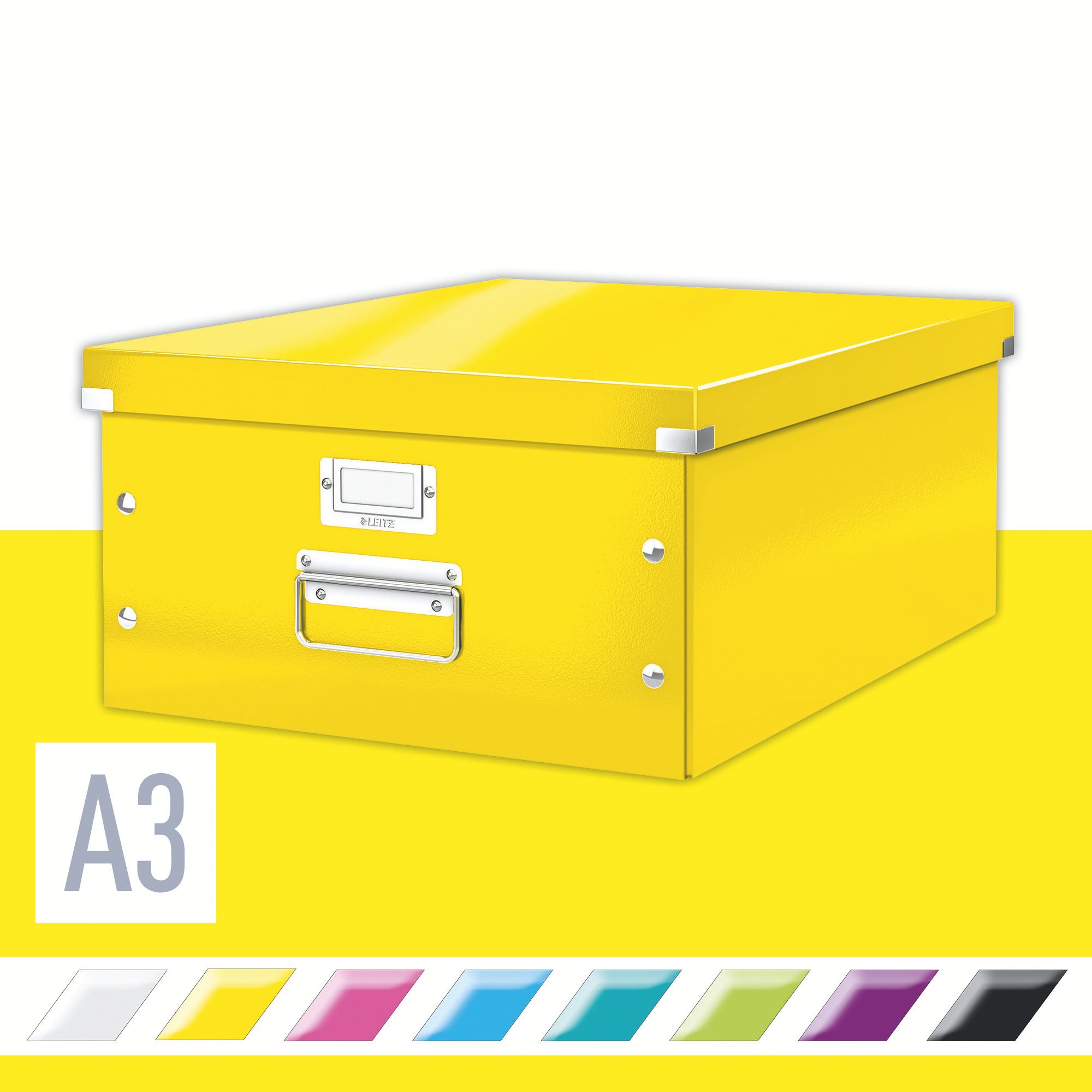 Archivační krabice Leitz WOW Click & Store A3