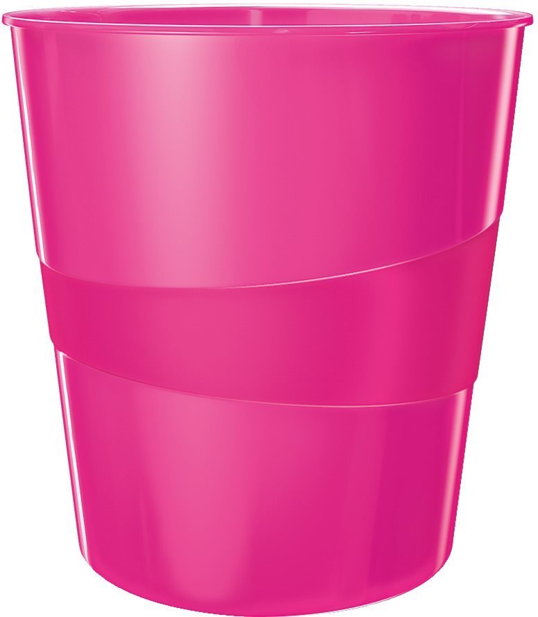 LEITZ WOW 15 l, růžový, odpadkový koš