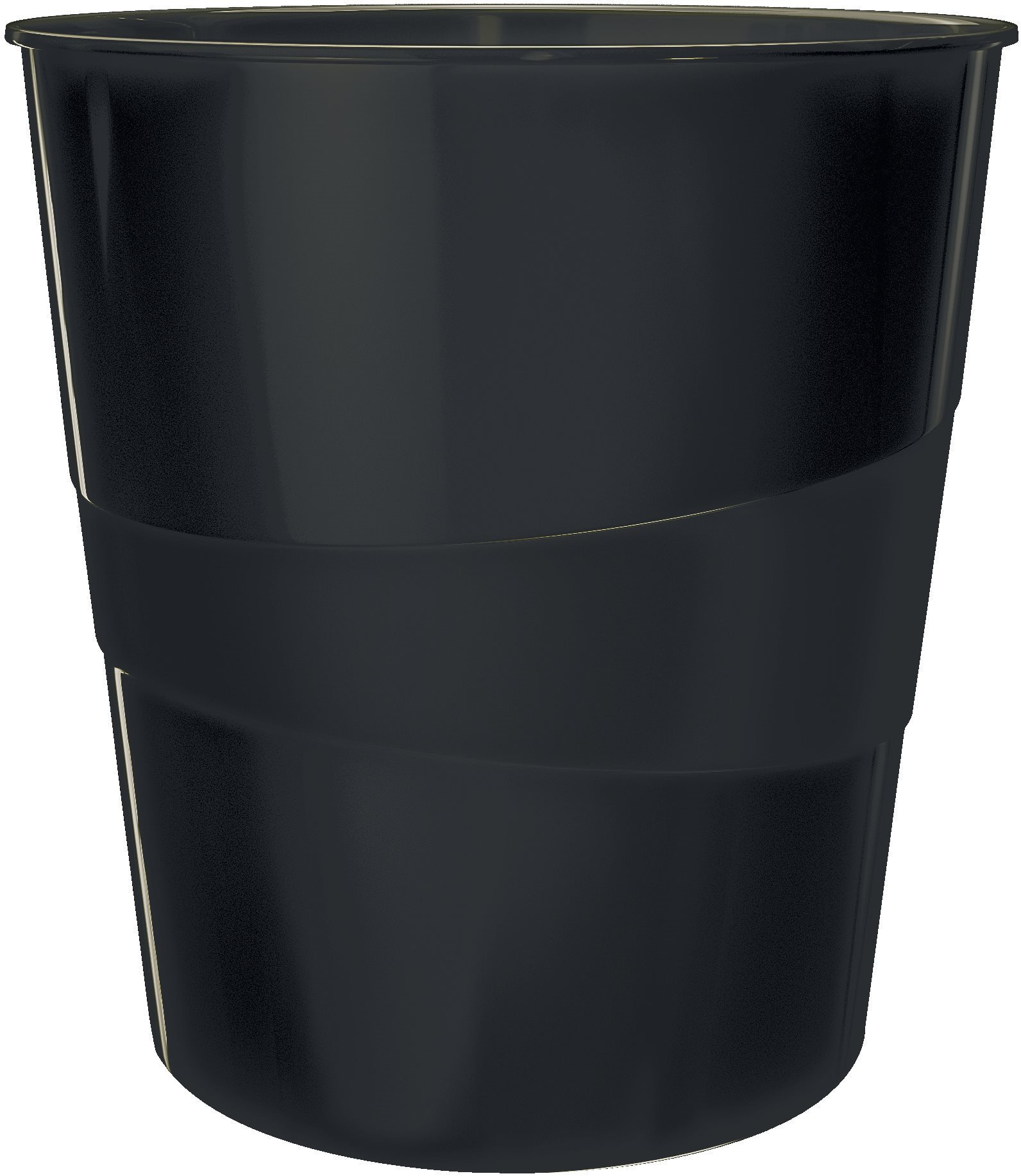 LEITZ WOW 15 l, černý - odpadkový koš pro kancelář nebo domácnost
