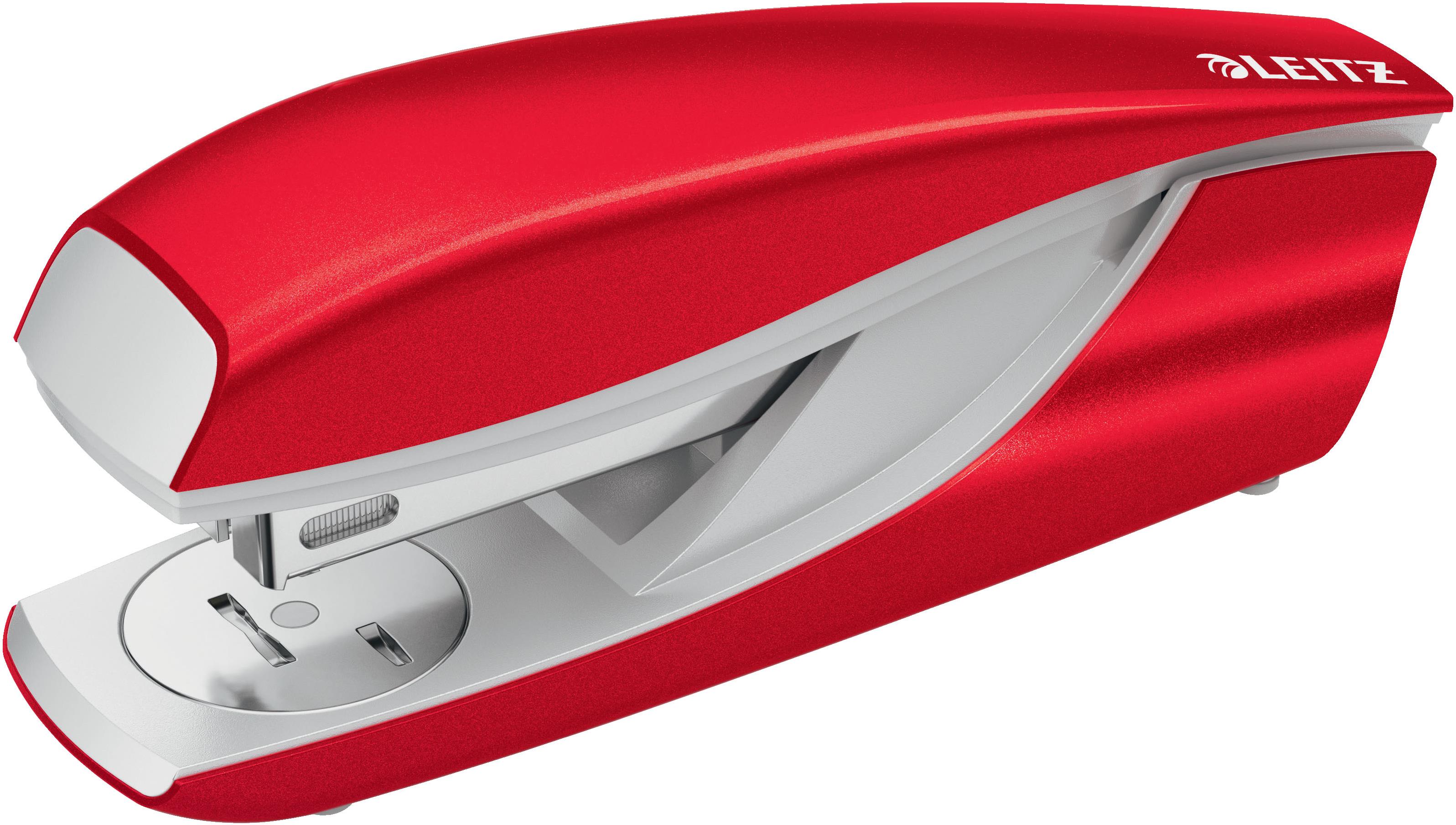 LEITZ WOW NeXXt 5502 metalická červená sešívačka