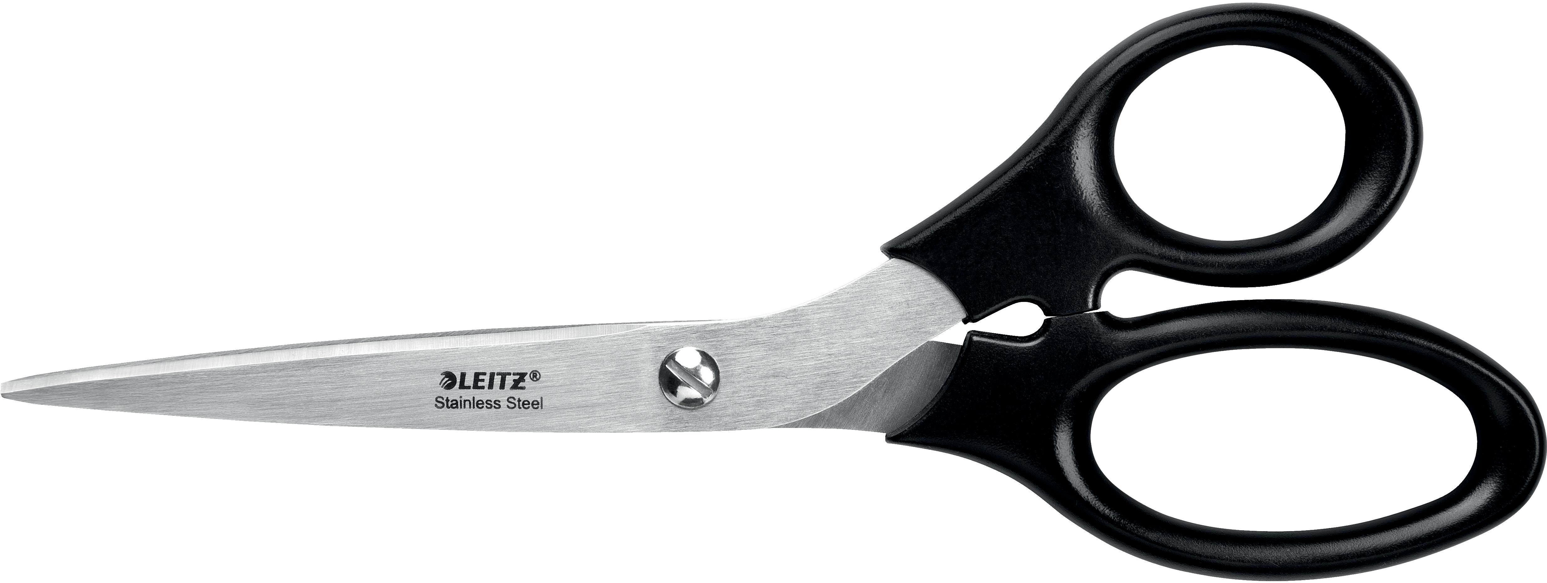 LEITZ ocelové nůžky 20 cm, šedé
