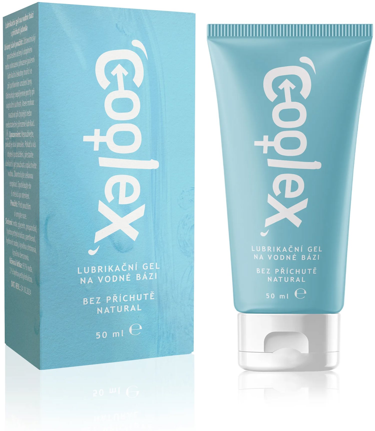 COOLEX na vodní bázi bez příchutě (tuba) 50 ml