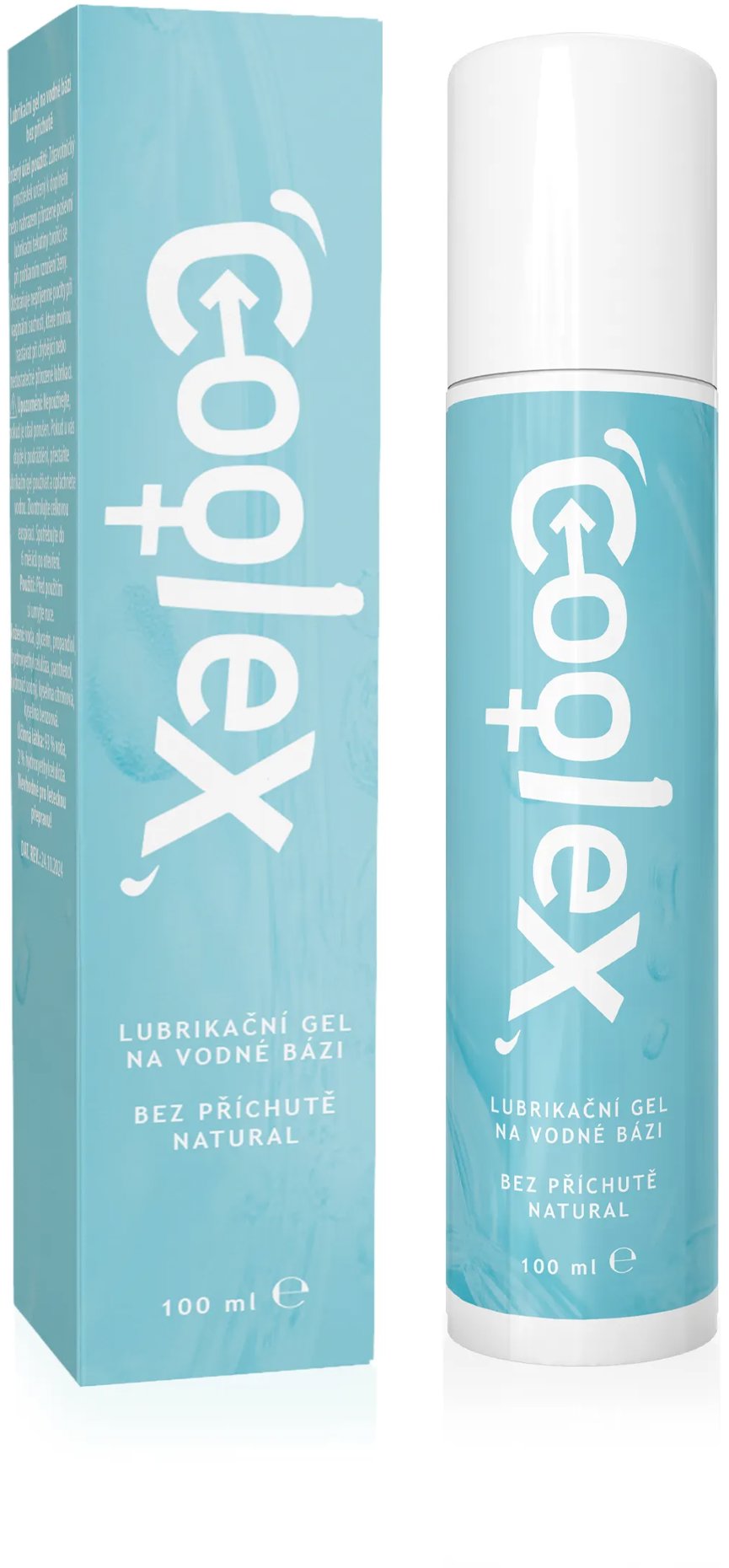 COOLEX na vodní bázi bez příchutě (airless) 100 ml