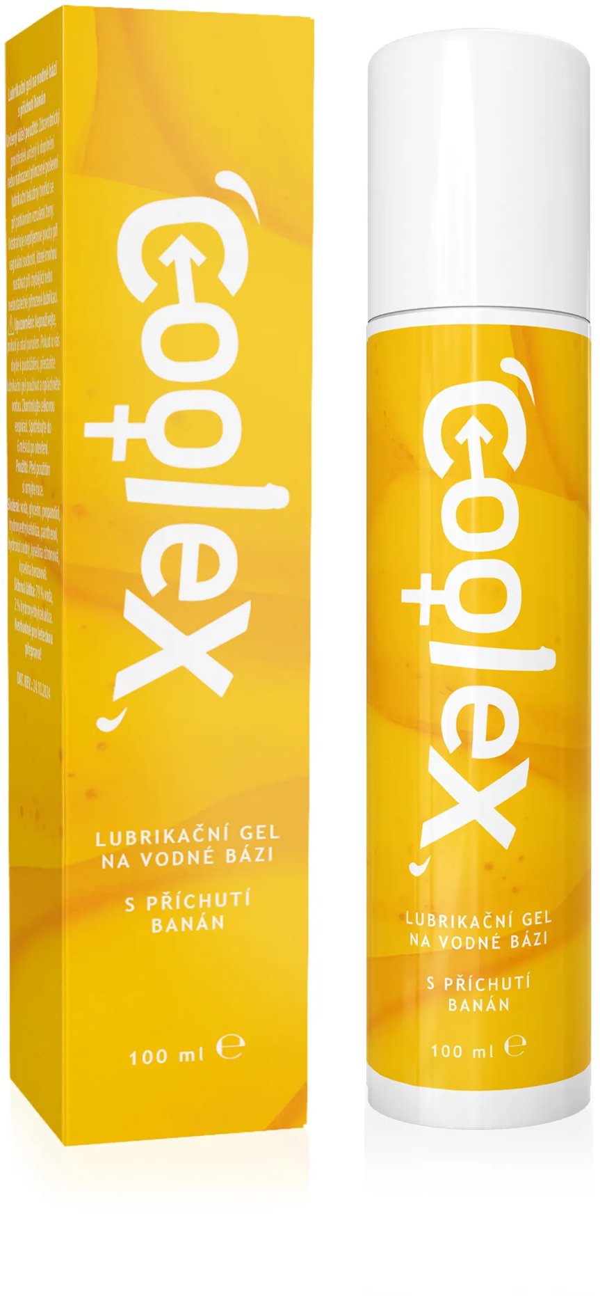 COOLEX na vodní bázi banán (airless) 100 ml