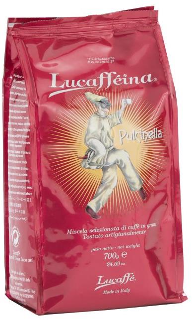 Lucaffé Pulcinella, zrnková, 1000 g