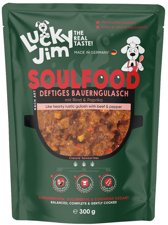 Lucky Jim Soulfood Bauerngulasch Hovězí guláš s paprikou 300 g