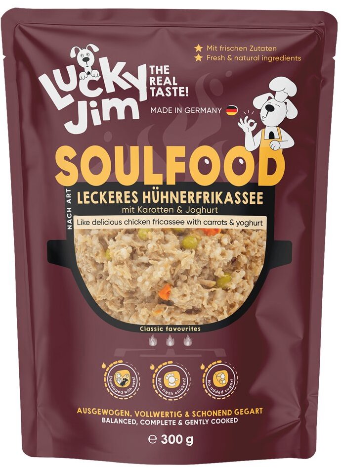 Lucky Jim Soulfood Hühnerfrikassee Kuřecí frikasé s mrkví a jogurtem 300 g